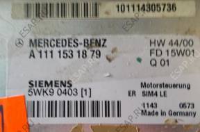 Mercedes W210 1111531879 БЛОК УПРАВЛЕНИЯ ДВИГАТЕЛЕМ