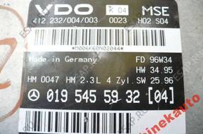 MERCEDES W210 2.3B БЛОК УПРАВЛЕНИЯ ДВИГАТЕЛЕМ 0195455932 230