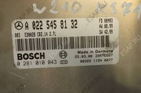 Mercedes w210 2.7 cdi БЛОК УПРАВЛЕНИЯ ДВИГАТЕЛЕМ 0225458132