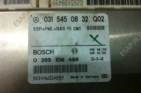 MERCEDES W210 3.2 CDi БЛОК УПРАВЛЕНИЯ ESP PML BAS
