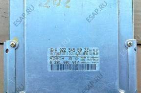 MERCEDES W210 БЛОК УПРАВЛЕНИЯ A 0225458032 281001817 CR1