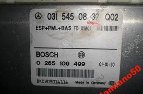 MERCEDES W210 БЛОК УПРАВЛЕНИЯ ESP PML BAS 0315450832