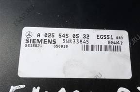MERCEDES W210 БЛОК УПРАВЛЕНИЯ КПП A0255450532