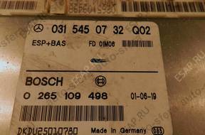 MERCEDES W210 LIFT 2.7 CDI БЛОК УПРАВЛЕНИЯ ABS ESP 0732