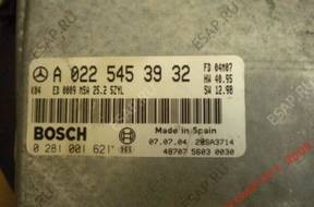 mercedes w210 w 210 БЛОК УПРАВЛЕНИЯ 0281001621