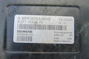 MERCEDES W211 1,8 БЛОК УПРАВЛЕНИЯ ДВИГАТЕЛЕМ A2711534679
