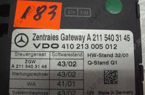 Mercedes W211 2115403145 МОДУЛЬ БЛОК УПРАВЛЕНИЯ zamka