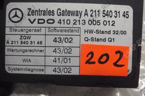 Mercedes W211 2115403145 МОДУЛЬ БЛОК УПРАВЛЕНИЯ zamka