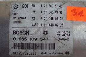 Mercedes W211 2115406745 МОДУЛЬ ESP БЛОК УПРАВЛЕНИЯ