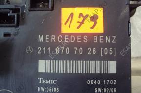 Mercedes W211 2118707026 МОДУЛЬ БЛОК УПРАВЛЕНИЯ КОМФОРТОМ