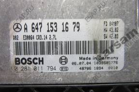 Mercedes w211 2.7 cdi БЛОК УПРАВЛЕНИЯ ДВИГАТЕЛЕМ 6471531679