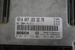 MERCEDES w211 2.7 CDI БЛОК УПРАВЛЕНИЯ ДВИГАТЕЛЕМ A6471532279