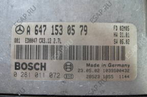 MERCEDES W211 2.7 CDI БЛОК УПРАВЛЕНИЯ МОДУЛЬ A6471530579