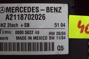 Mercedes W211 A2118702026 МОДУЛЬ БЛОК УПРАВЛЕНИЯ
