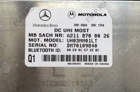 mercedes w211 a218700026 МОДУЛЬ БЛОК УПРАВЛЕНИЯ bluetooth