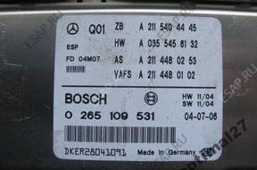 MERCEDES W211 БЛОК УПРАВЛЕНИЯ ESP 0265109531