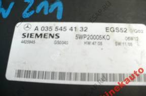 MERCEDES W211 БЛОК УПРАВЛЕНИЯ МОДУЛЬ КПП A0355454132