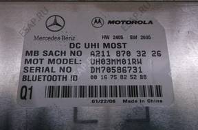 MERCEDES W211 BLUETOOTH МОДУЛЬ TELEFONU A2118703226