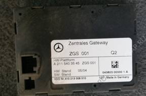 MERCEDES W211  CENTRALA  МОДУЛЬ GATEWAY 211540354