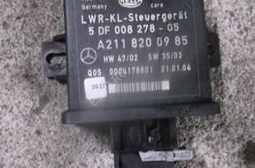MERCEDES W211 E-KLASA БЛОК УПРАВЛЕНИЯ A211 820 09 85