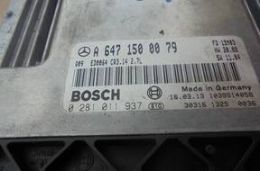 MERCEDES W211 E KLASA БЛОК УПРАВЛЕНИЯ ДВИГАТЕЛЕМ A6471500079