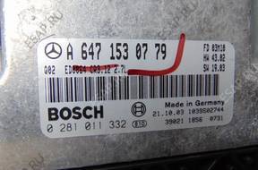 MERCEDES W211 E KLASA БЛОК УПРАВЛЕНИЯ ДВИГАТЕЛЕМ A6471530779