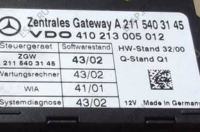 Mercedes W211 E klasa БЛОК УПРАВЛЕНИЯ zamka A2115403145