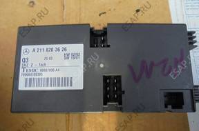 MERCEDES W211 E KLASA МОДУЛЬ БЛОК УПРАВЛЕНИЯ A2118203626
