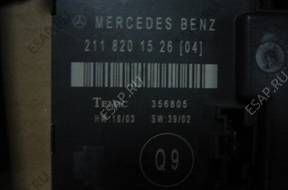 mercedes w211 e-klasa МОДУЛЬ sterowania szybami