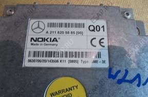 MERCEDES W211 E KLASA МОДУЛЬ TELEFONU A2118205885