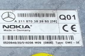 Mercedes W211 E klasa МОДУЛЬ telefonu NOKIA