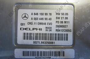 Mercedes w211 lift 2.2 cdi 6461509978 БЛОК УПРАВЛЕНИЯ sil