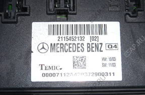MERCEDES W211 МОДУЛЬ БЛОК УПРАВЛЕНИЯ 2115452132