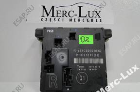 MERCEDES W211 МОДУЛЬ БЛОК УПРАВЛЕНИЯ КОМФОРТОМ A2118703285