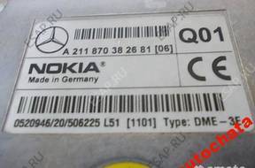 MERCEDES W211 МОДУЛЬ БЛОК УПРАВЛЕНИЯ NOKIA A211870382681