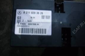Mercedes W211 МОДУЛЬ БЛОК УПРАВЛЕНИЯ СИДЕНЬЯ A2118203626