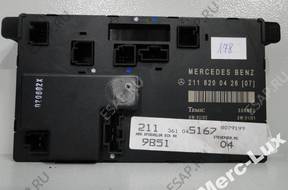 MERCEDES W211 МОДУЛЬ KOMFORTU БЛОК УПРАВЛЕНИЯ A2118200426