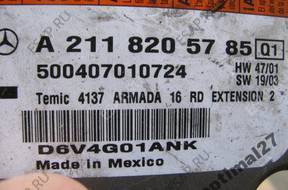 MERCEDES W211 СЕНСОР ПОДУШЕК A2118205785
