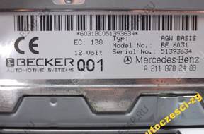 MERCEDES W211 УСИЛИТЕЛЬ АНТЕНЫ ТЮНЕР 2118702489