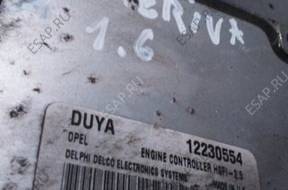 MERIVA A 1.6 Z16XE DUYA 12230554 БЛОК УПРАВЛЕНИЯ ДВИГАТЕЛЕМ