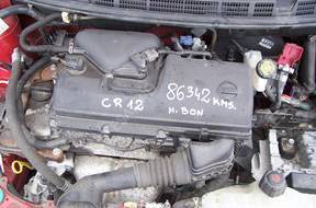 MICRA K12 двигатель CR12 1.2 16V 86TYS KILOM  07 год,OK