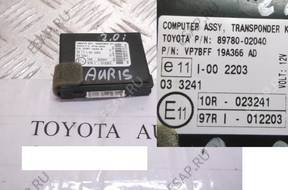 МОДУЛЬ ASSY 89780-02040 1,6 VVTI TOYOTA AURIS 2008