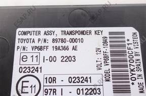 МОДУЛЬ ASSY TRANSPONDER TOYOTA YARIS II 89780-0D010