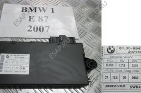 МОДУЛЬ БЛОК УПРАВЛЕНИЯ 6943834-01 BMW I E87 2007 1,6i