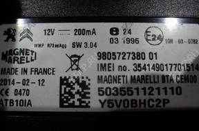 МОДУЛЬ БЛОК УПРАВЛЕНИЯ 9805727380 CITROEN DS3 1.6 EHDI14r