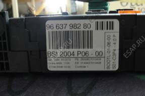 МОДУЛЬ БЛОК УПРАВЛЕНИЯ BSI 207 1.4 hdi 9663798280