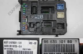 МОДУЛЬ БЛОК УПРАВЛЕНИЯ BSI PEUGEOT 307 SW C4 9663510180