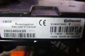 МОДУЛЬ БЛОК УПРАВЛЕНИЯ CBOX MEGANE LAGUNA III 280246043 год,