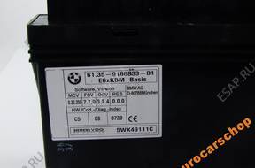 МОДУЛЬ БЛОК УПРАВЛЕНИЯ KBM  BMW E60 E61 9168833 5WK49111C