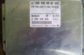 МОДУЛЬ БЛОК УПРАВЛЕНИЯ MERCEDES 0295456432 0265109428